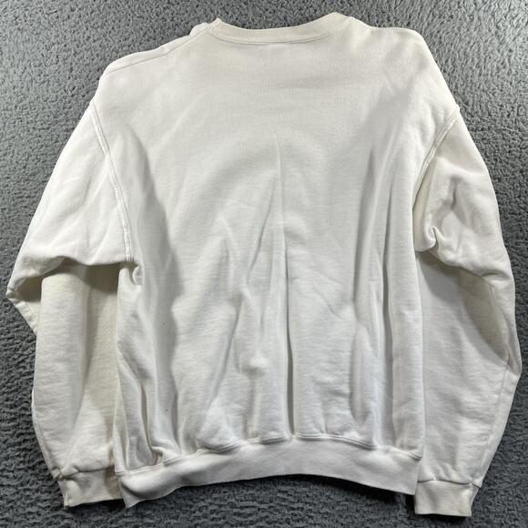 Vintage Pope John Paul II St Louis Sweatshirt Mens Large White 1999 Hope 90s - Picture 10 of 11